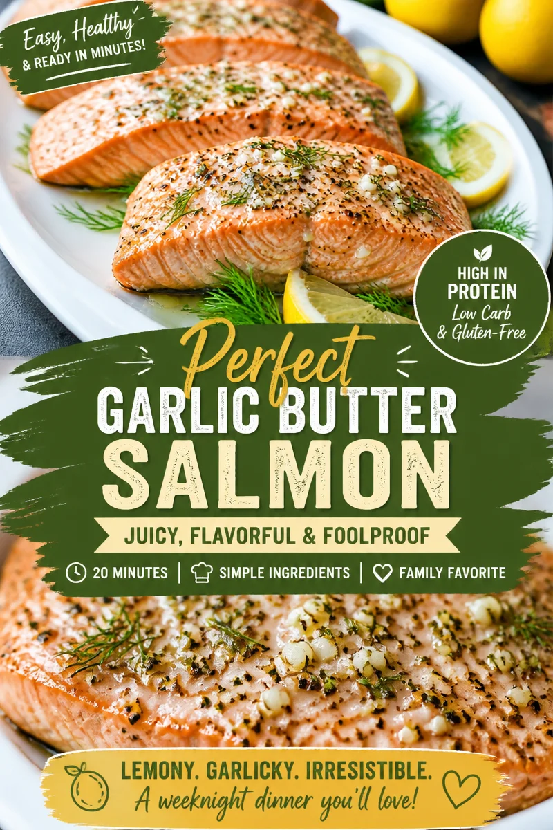 Air Fryer Salmon with Lemon Butter