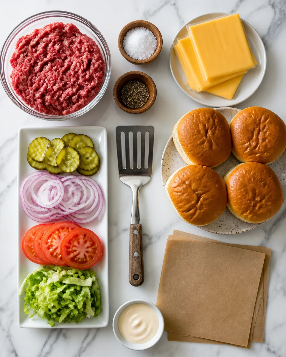 Air Fryer Smash Burgers