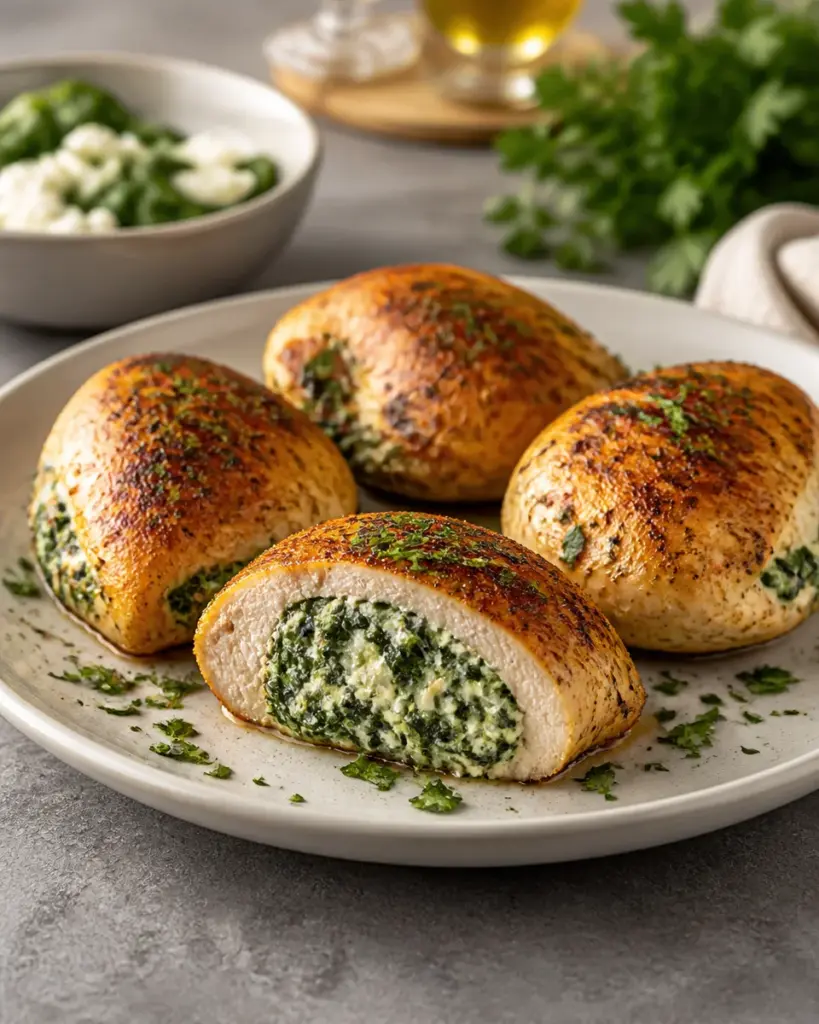 Air Fryer Stuffed Chicken Breast