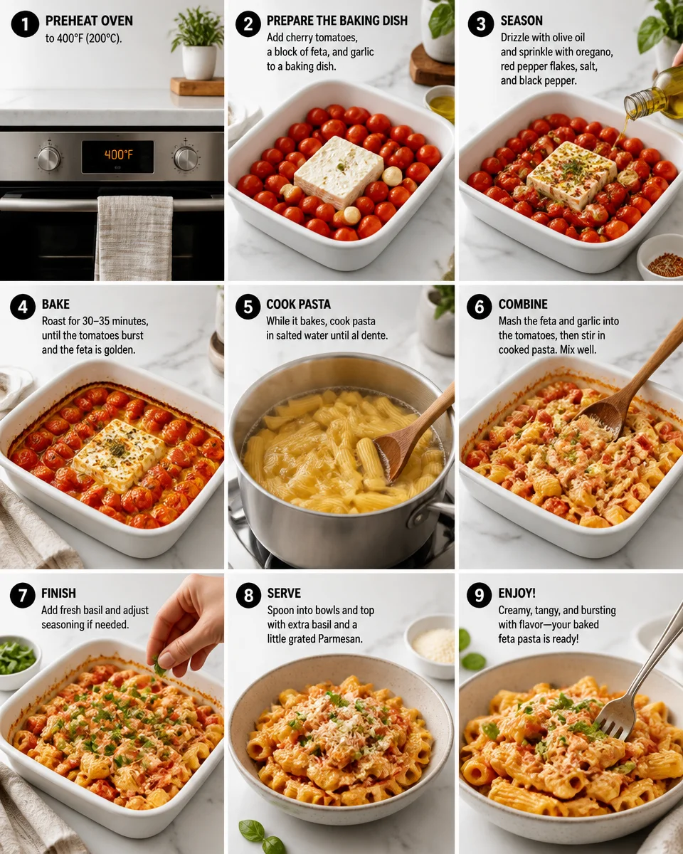Baked Feta Pasta