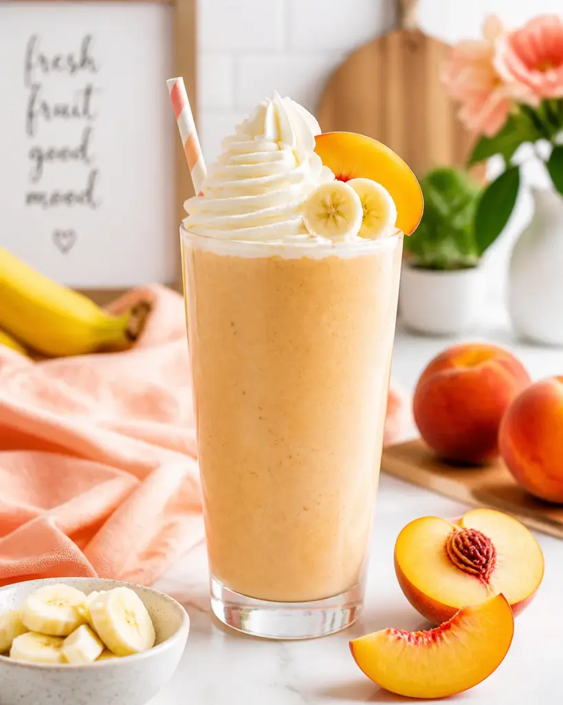 Banana Peach Smoothie