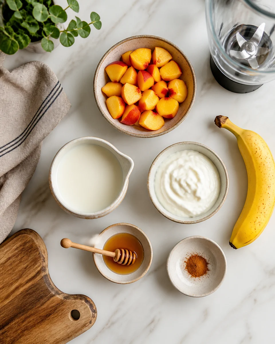 Banana Peach Smoothie
