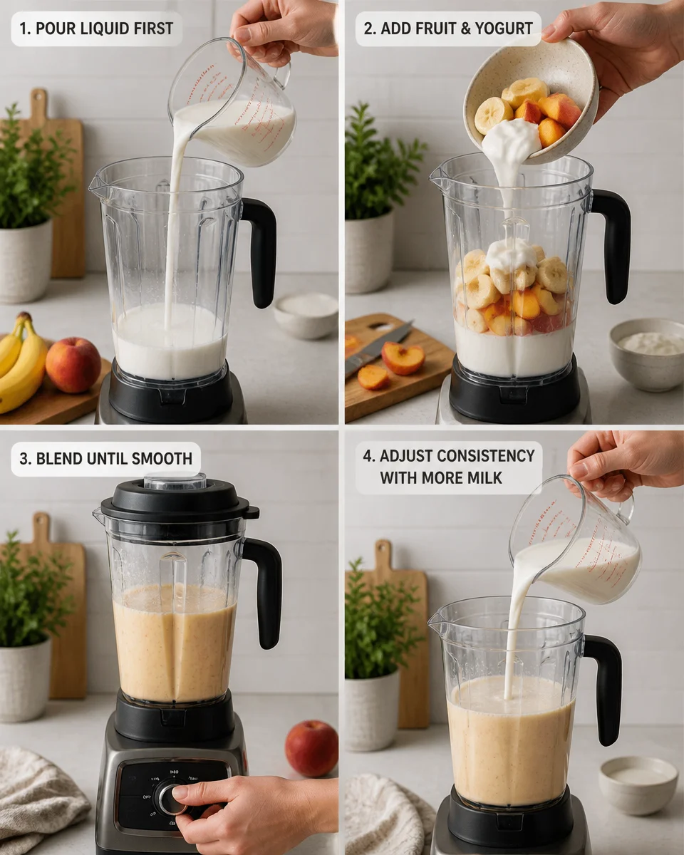 Banana Peach Smoothie
