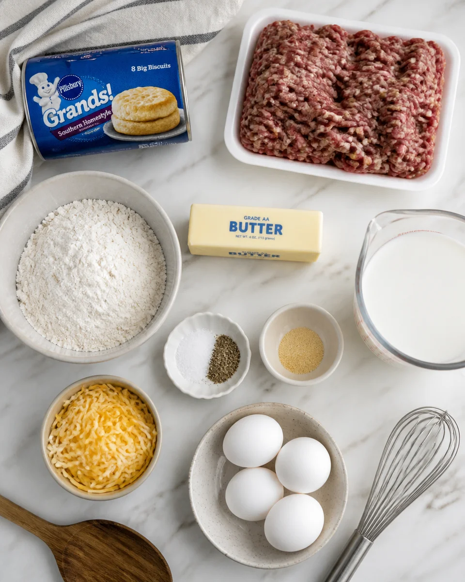 Biscuits and Gravy Casserole