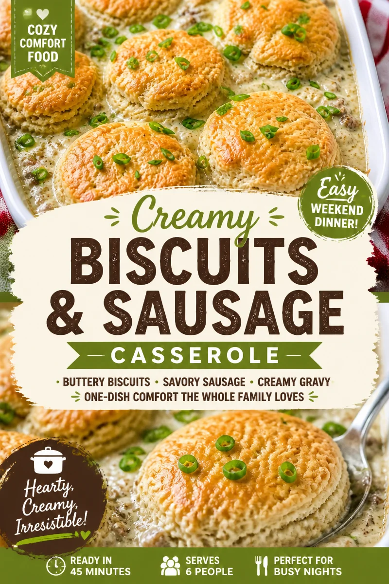 Biscuits and Gravy Casserole