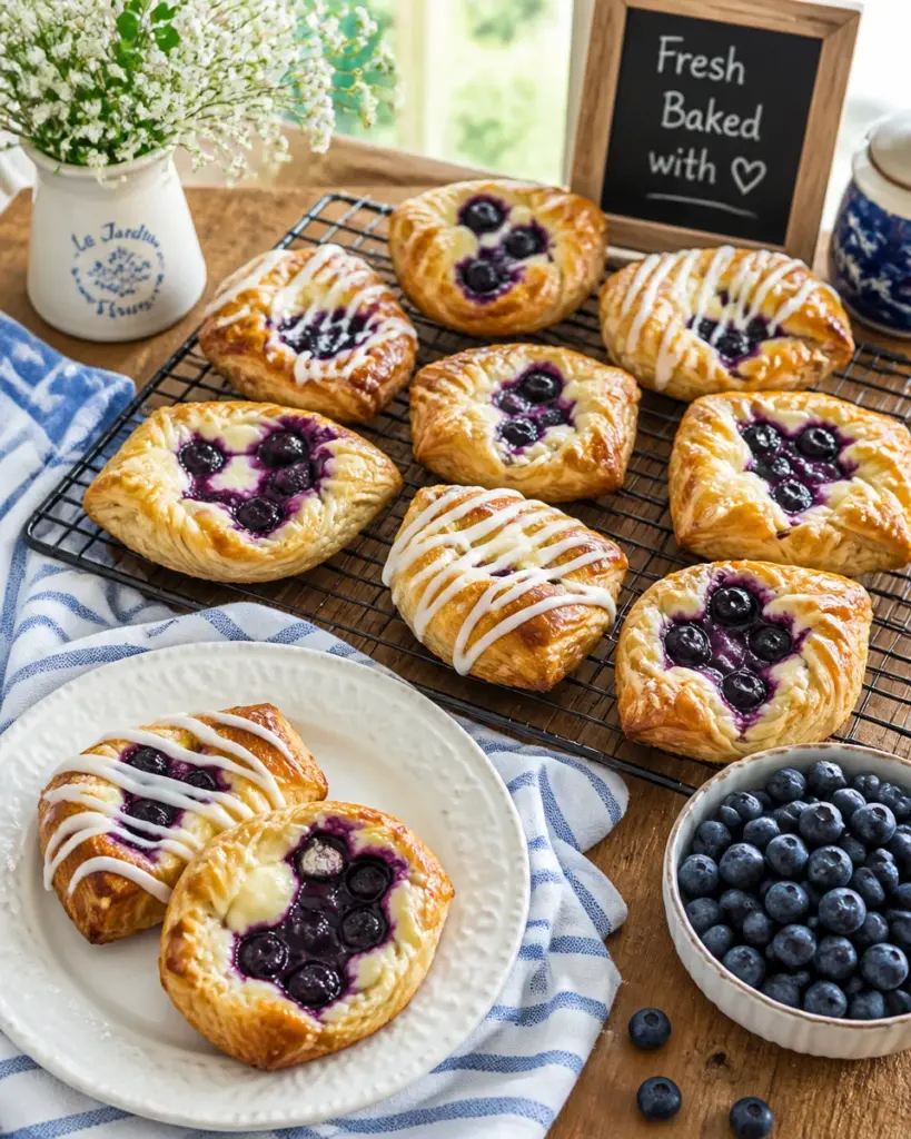 Blueberry Cream Cheese Danish