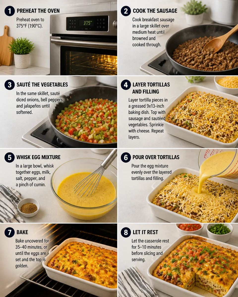 Breakfast Burrito Casserole