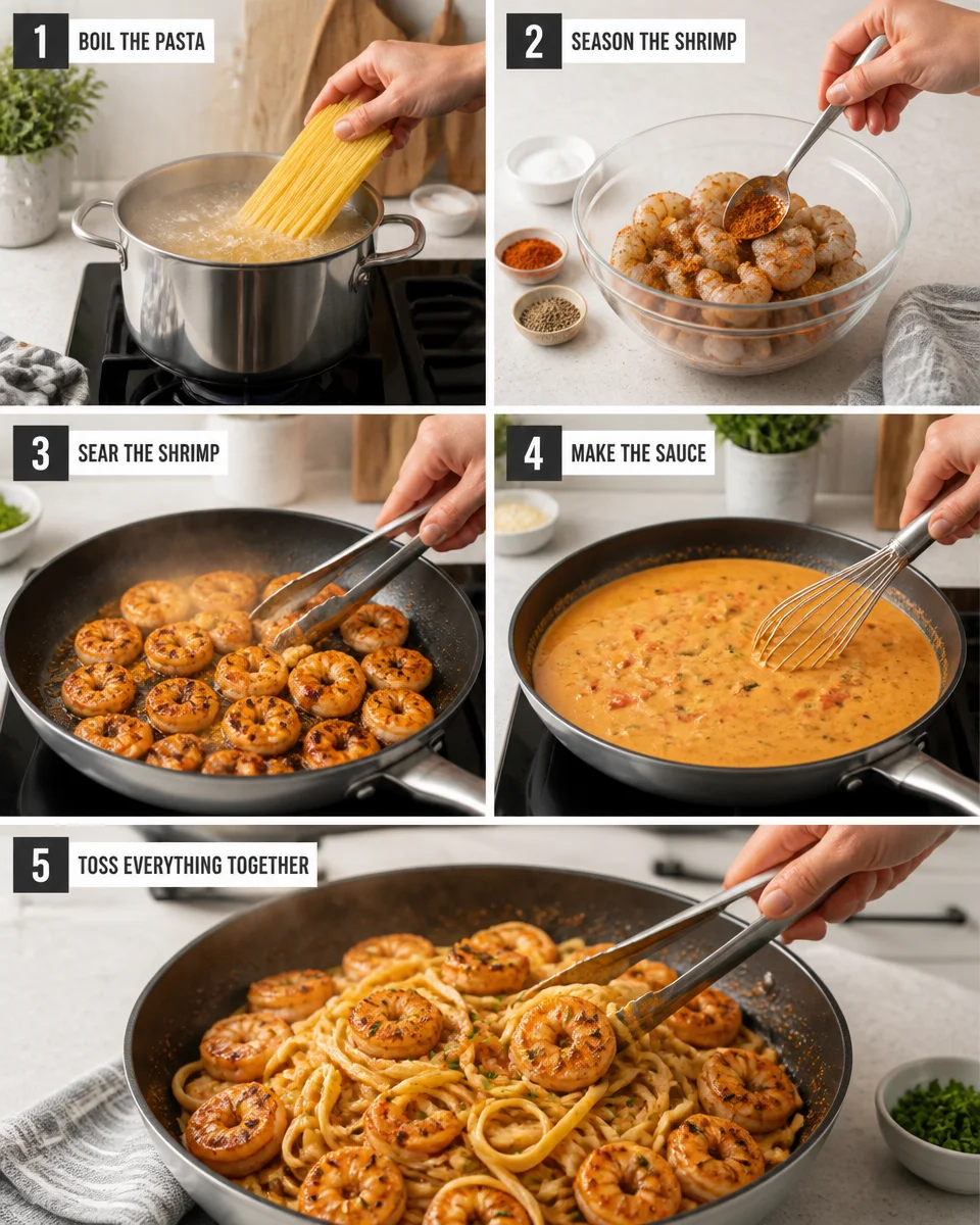Cajun Shrimp Pasta