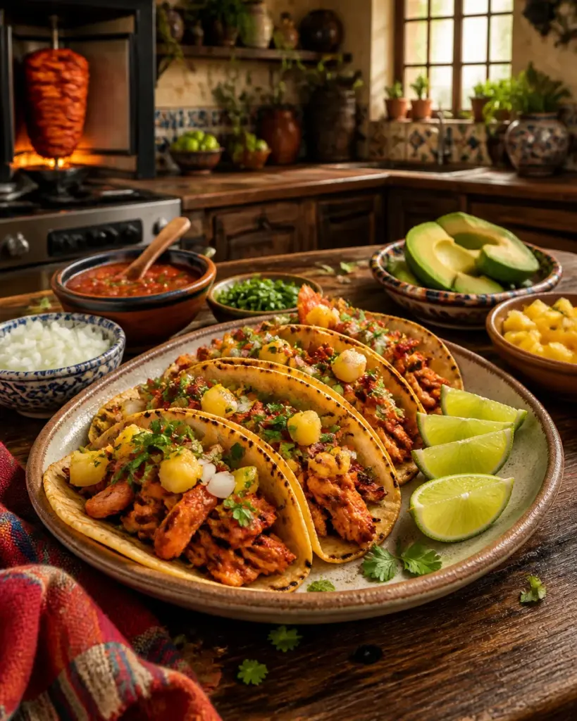 Easy Chicken Al Pastor Tacos