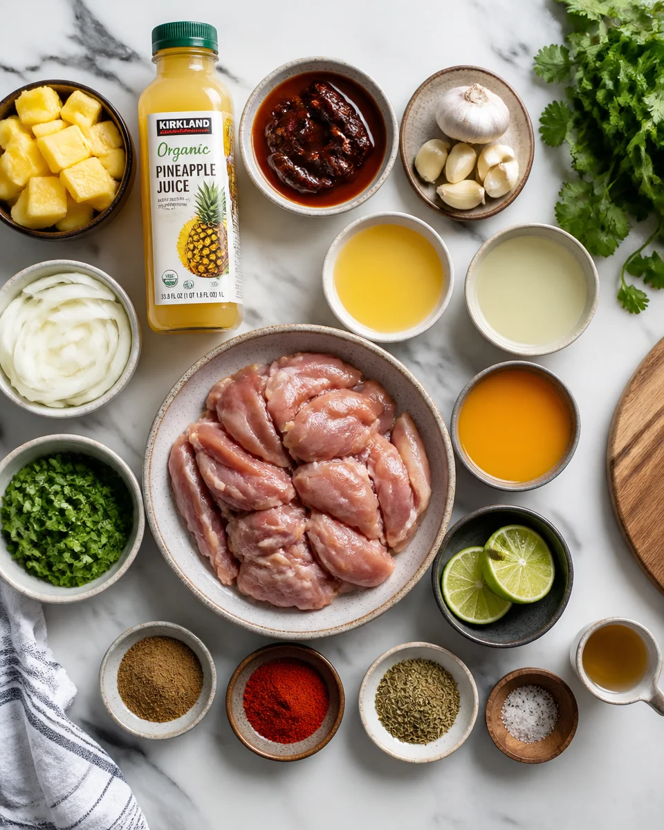 Chicken Al Pastor Tacos
