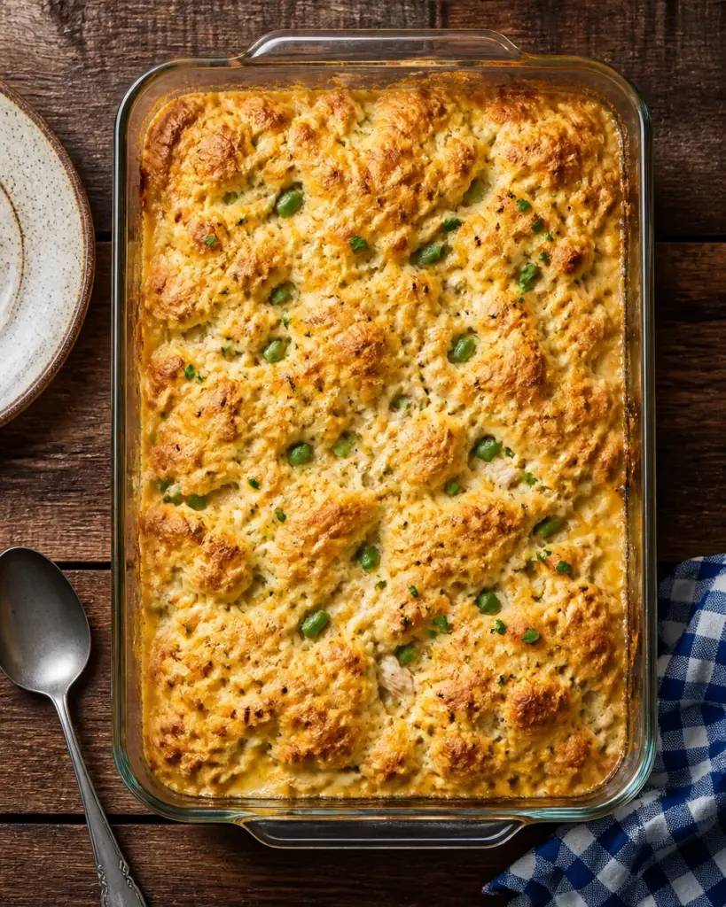 Chicken Cobbler Casserole