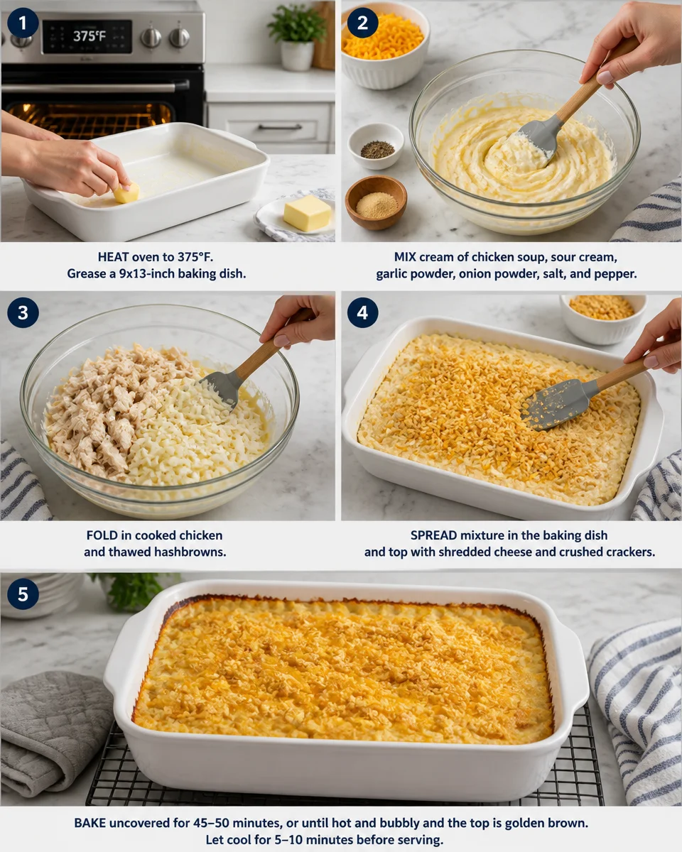 Chicken Hashbrown Casserole