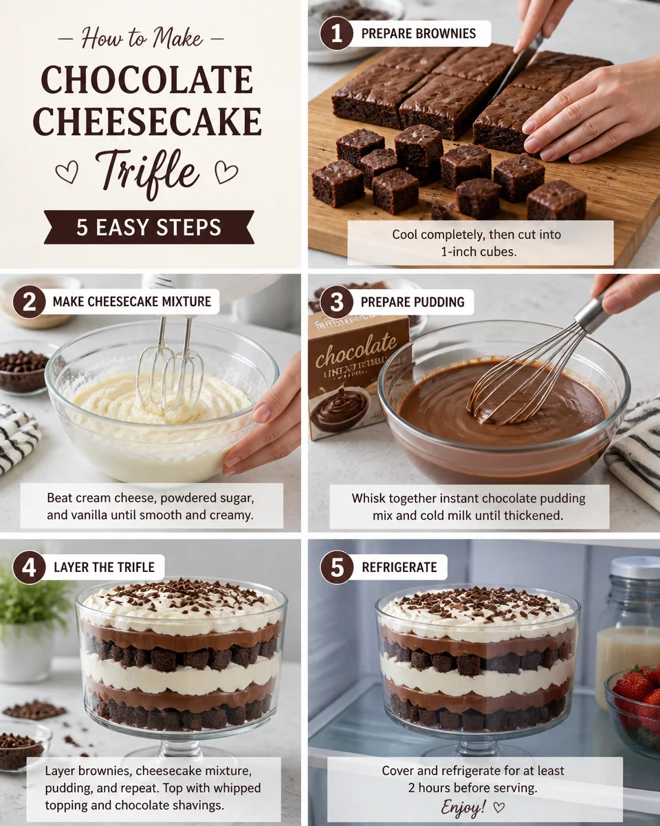 Chocolate Cheesecake Trifle