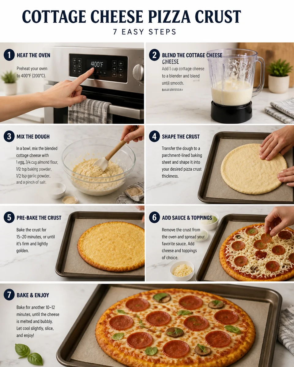 Cottage Cheese Pizza Crust