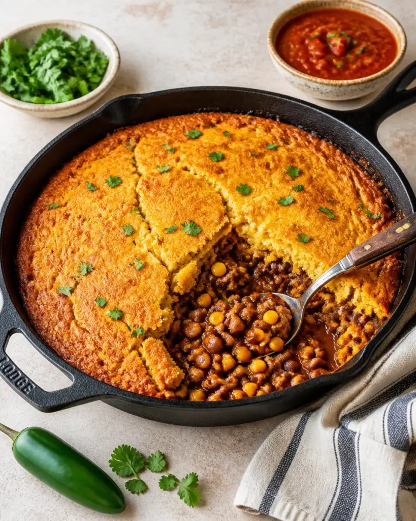 Cowboy Cornbread Casserole