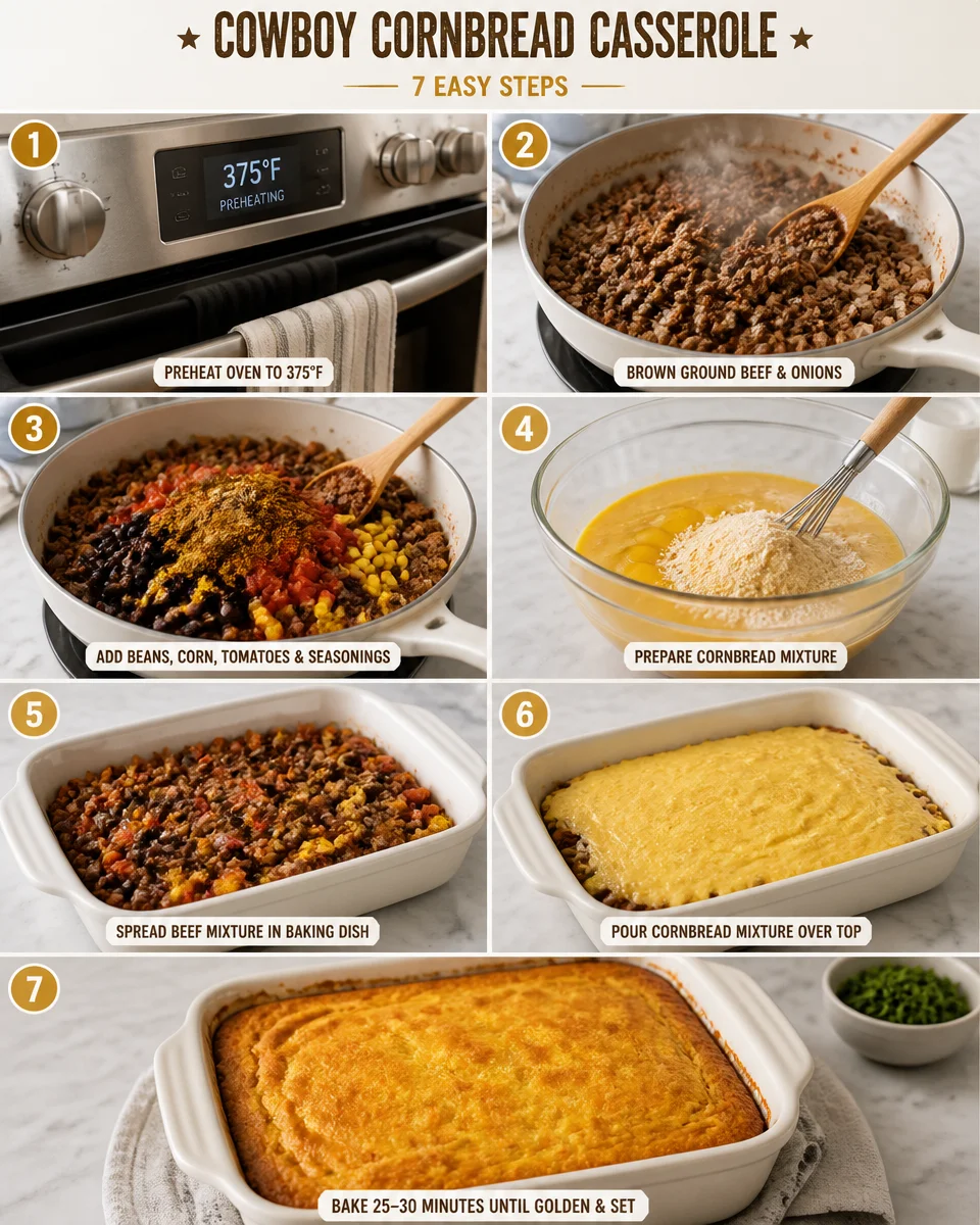 Cowboy Cornbread Casserole