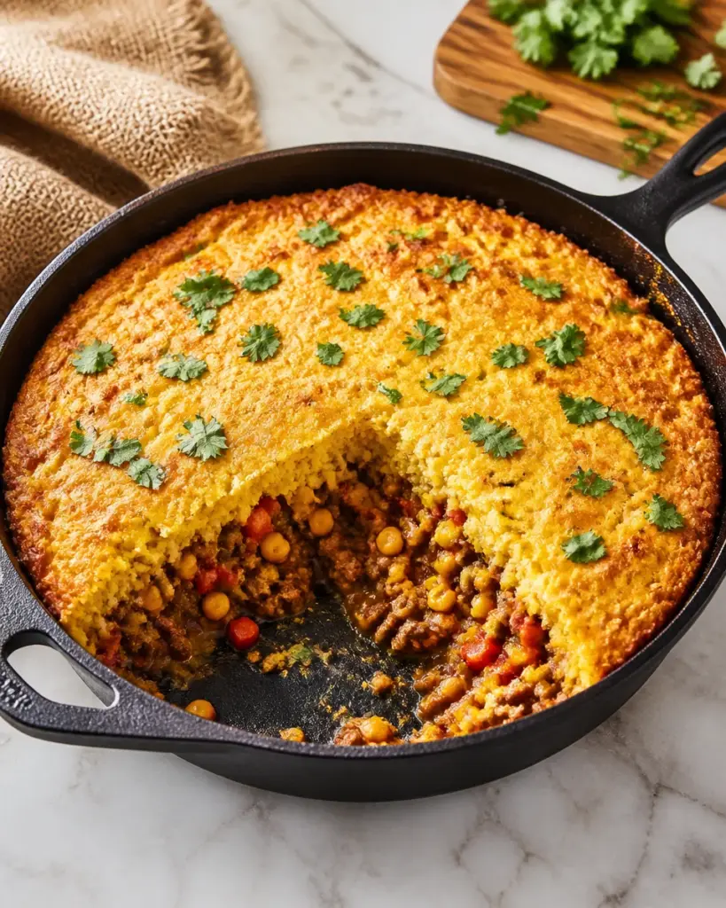 Cowboy Cornbread Casserole