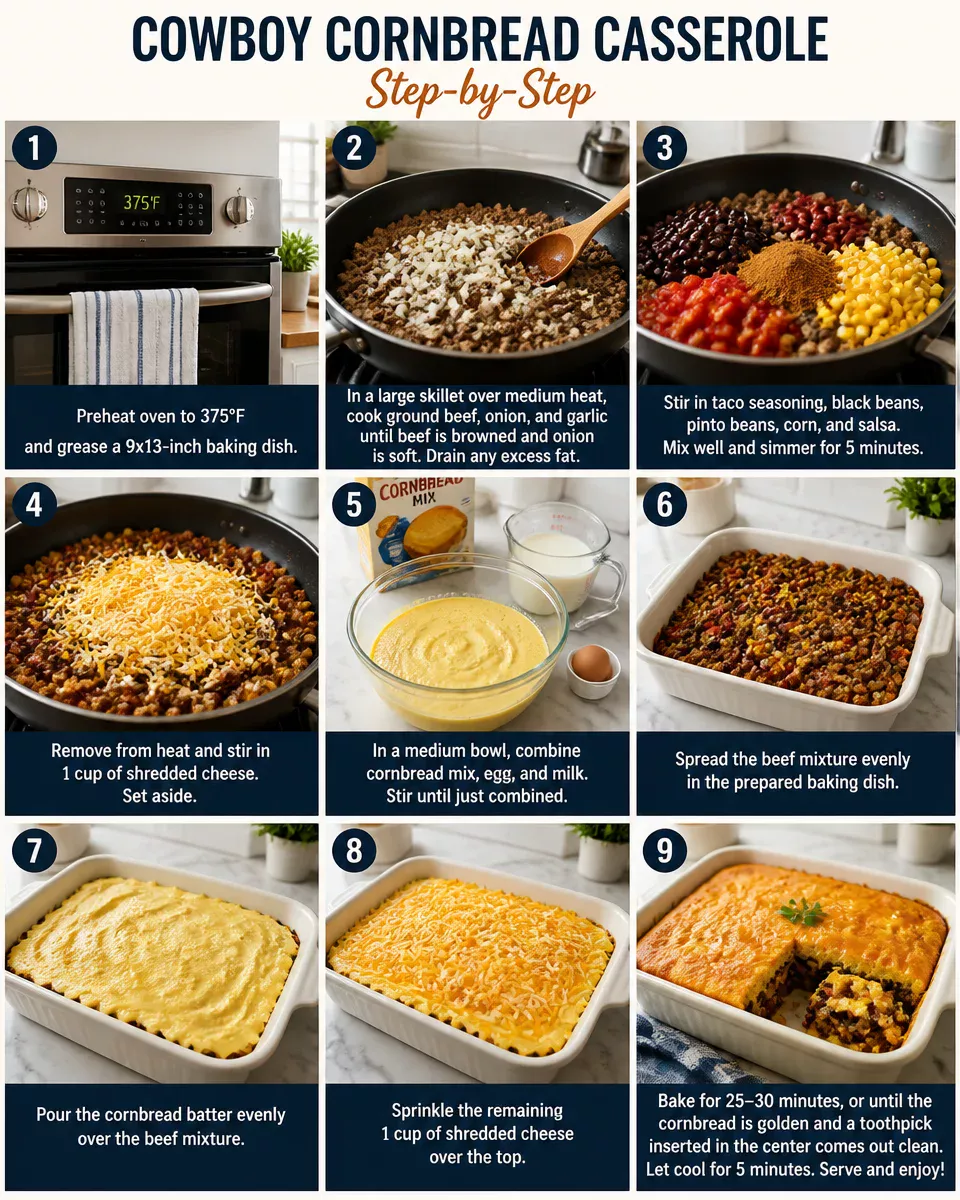 Cowboy Cornbread Casserole