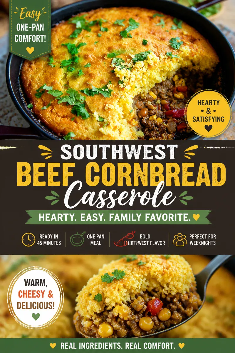 Cowboy Cornbread Casserole