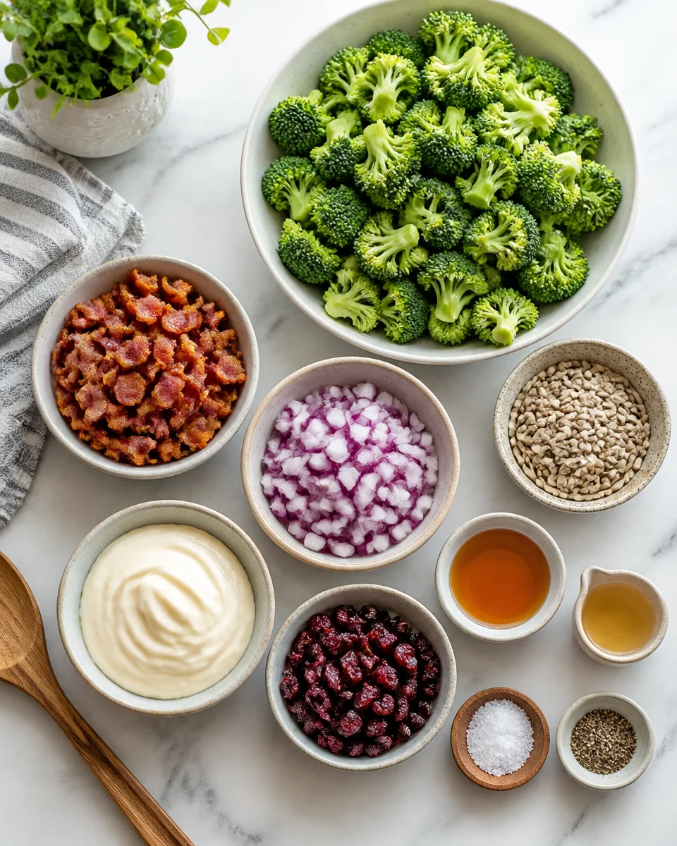 Creamy Broccoli Salad with Bacon
