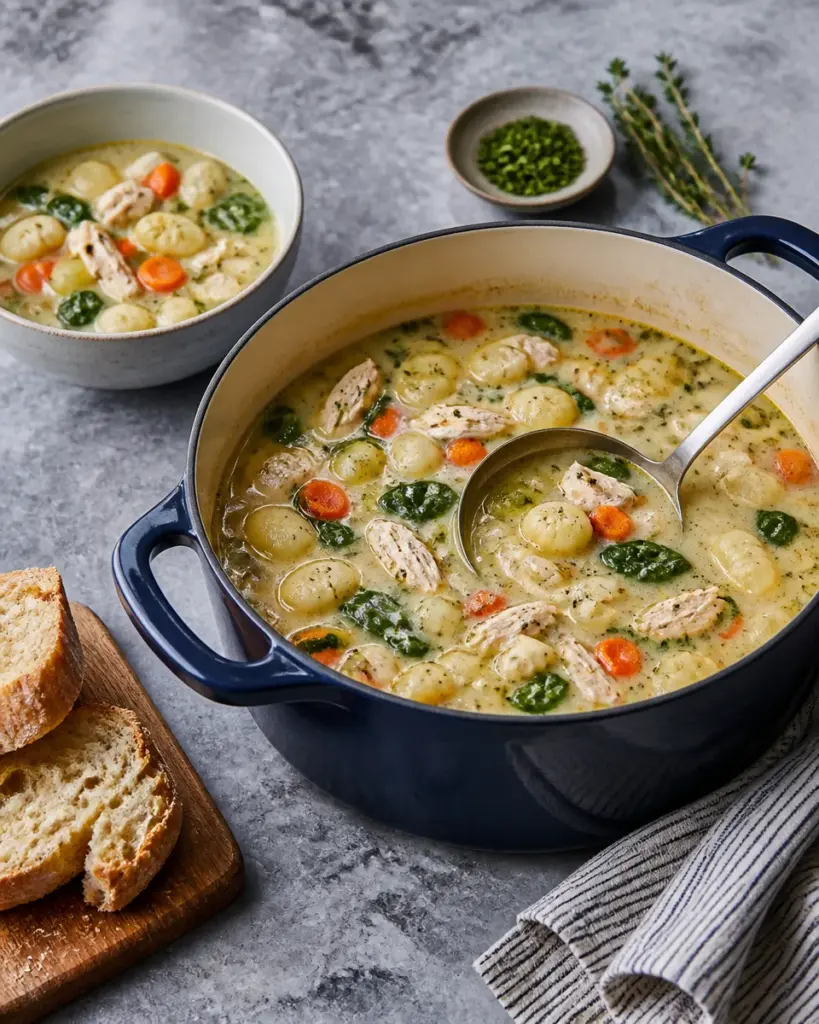 Creamy Chicken Gnocchi Soup Copycat