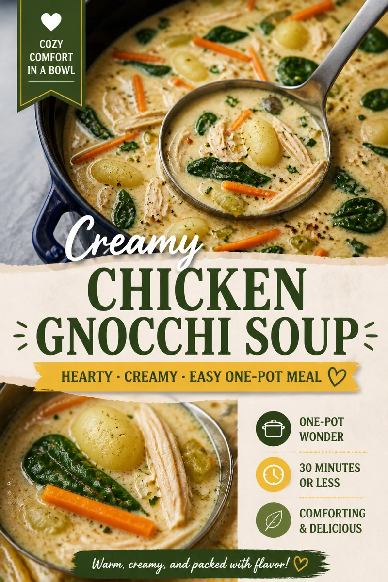 Creamy Chicken Gnocchi Soup Copycat