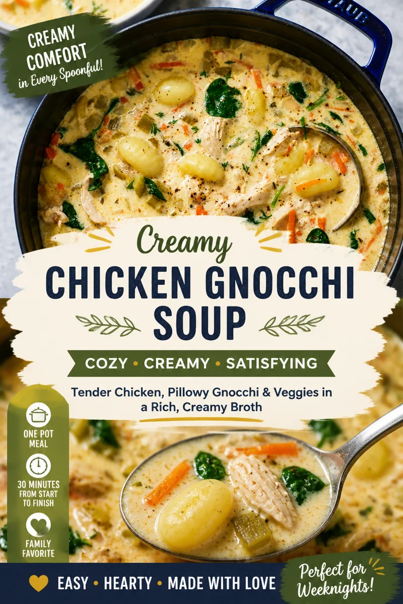 Creamy Chicken Gnocchi Soup Copycat