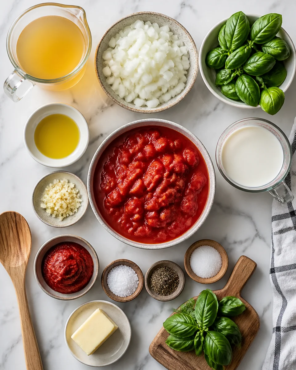 Creamy Tomato Basil Soup