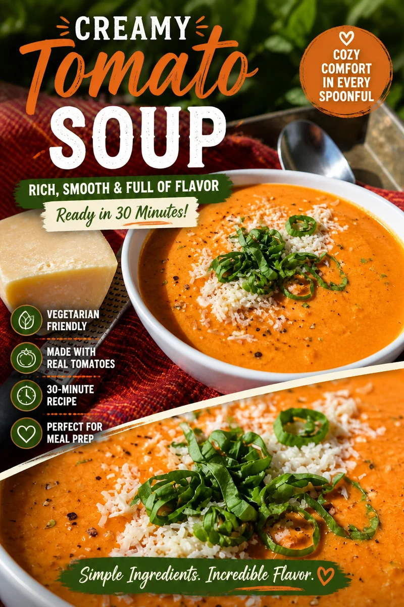 Creamy Tomato Basil Soup