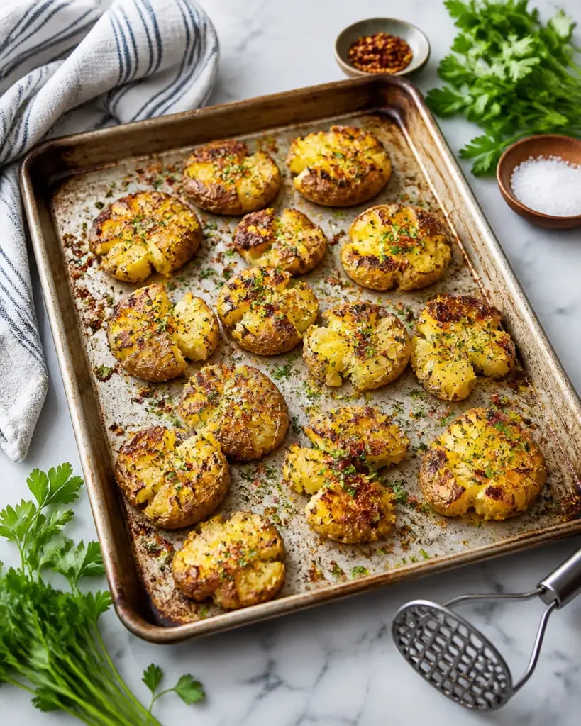 Crispy Smashed Potatoes