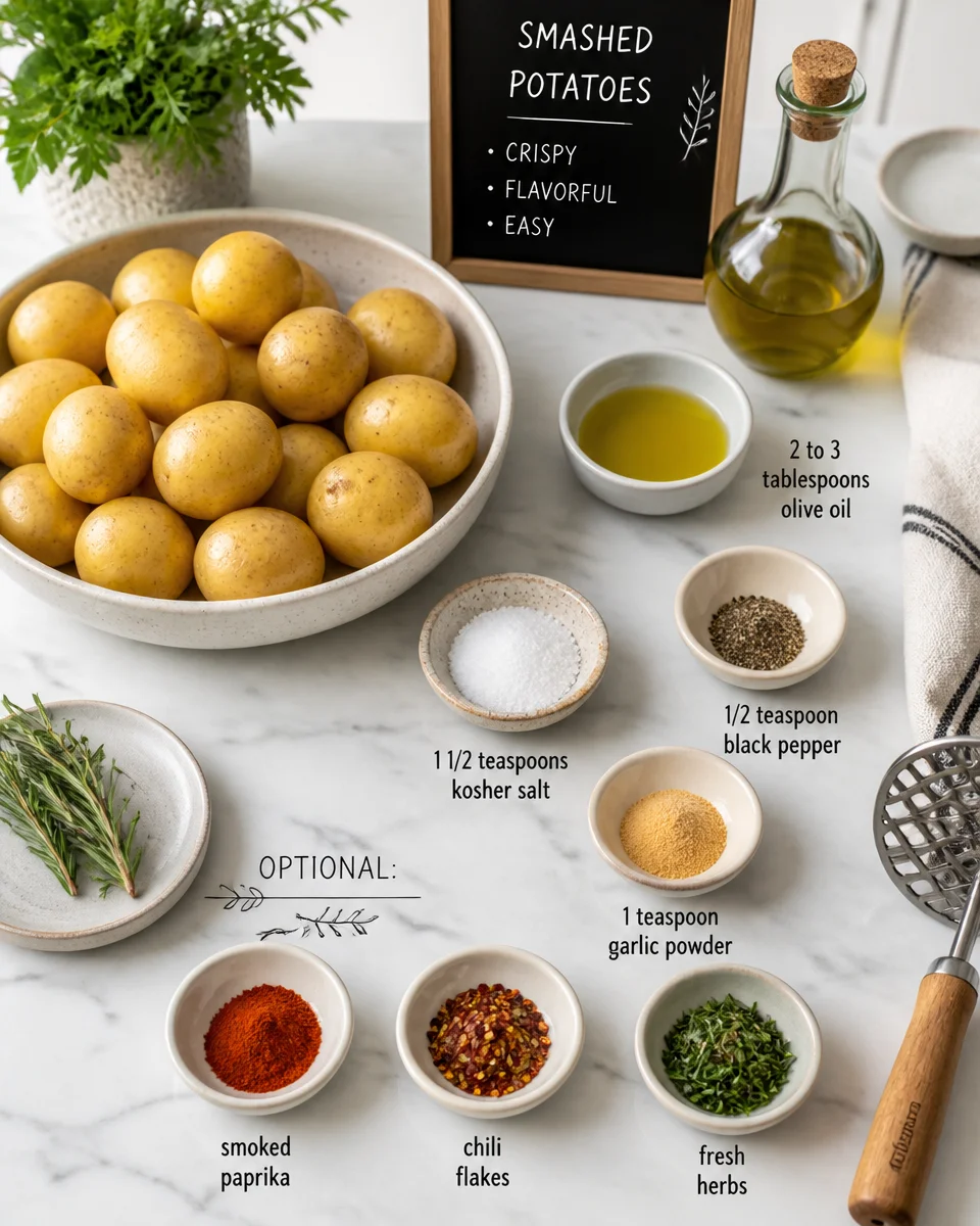Crispy Smashed Potatoes