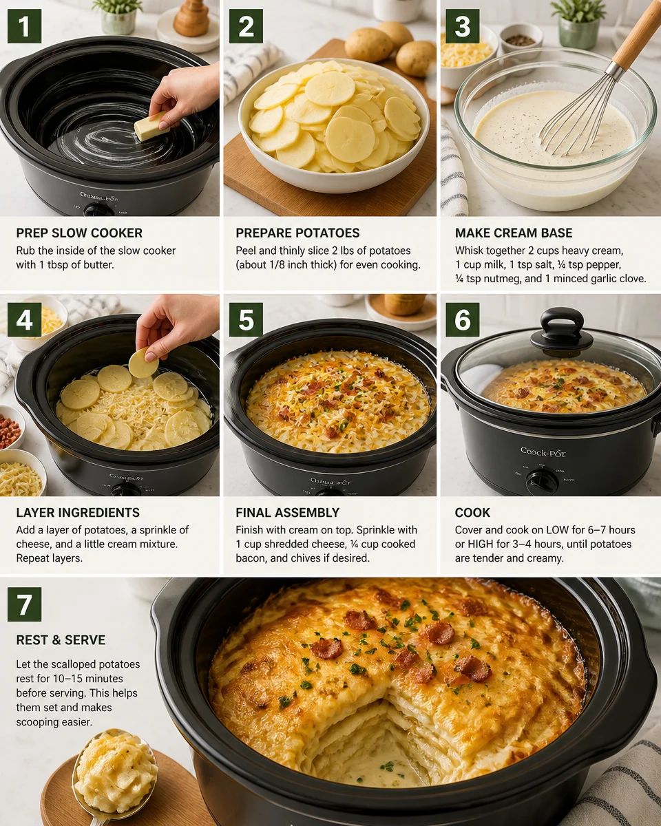 Crockpot scalloped potatoes