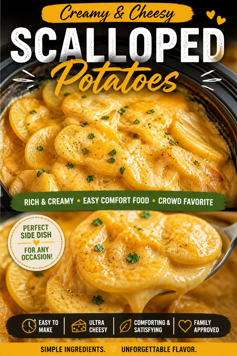 Crockpot scalloped potatoes