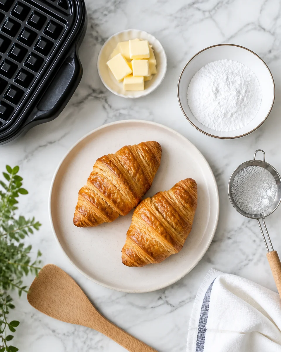 Croffles Croissant Waffles