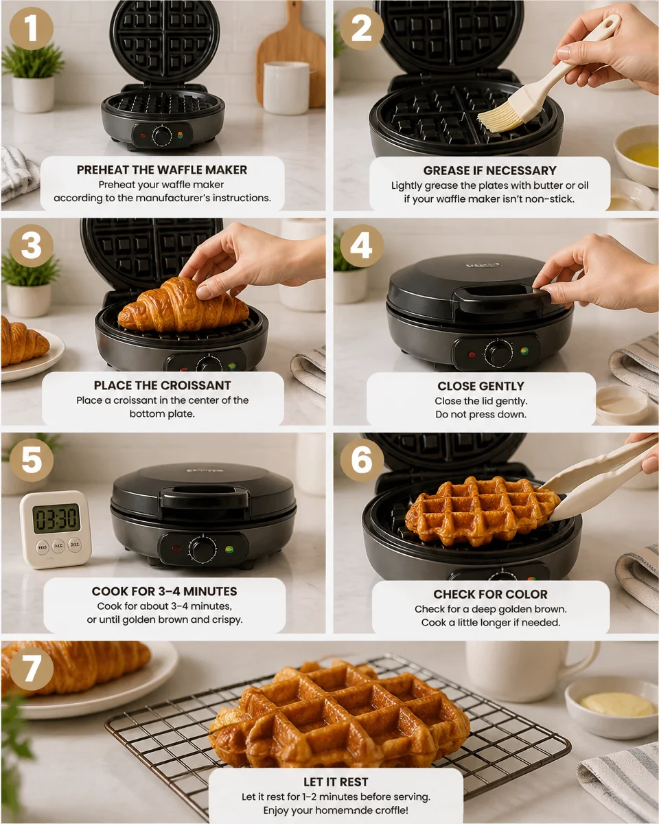 Croffles Croissant Waffles