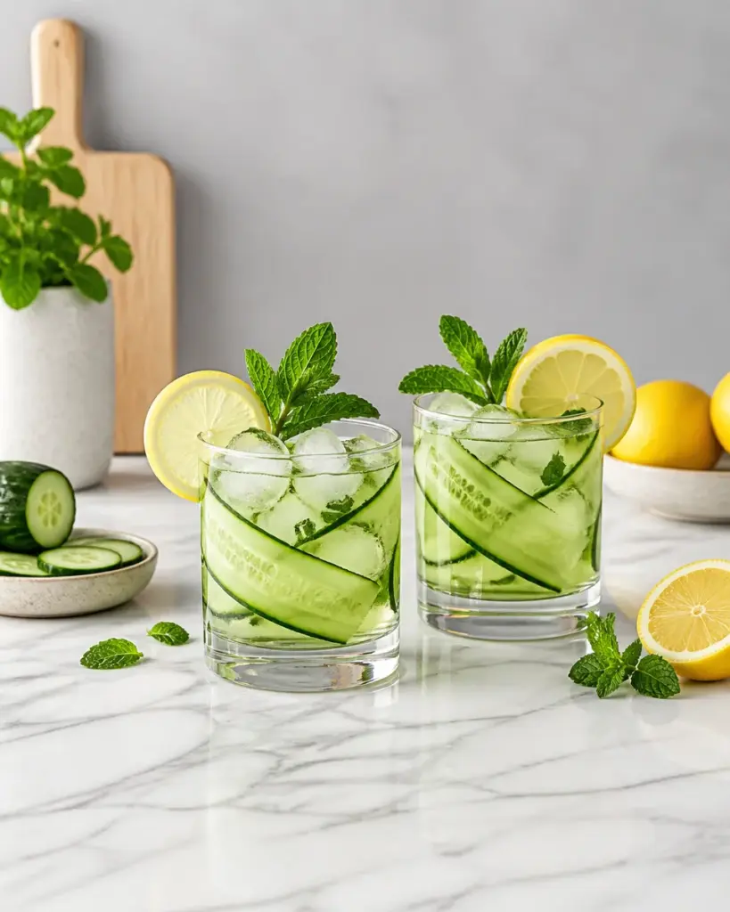 Cucumber Mint Infused Water