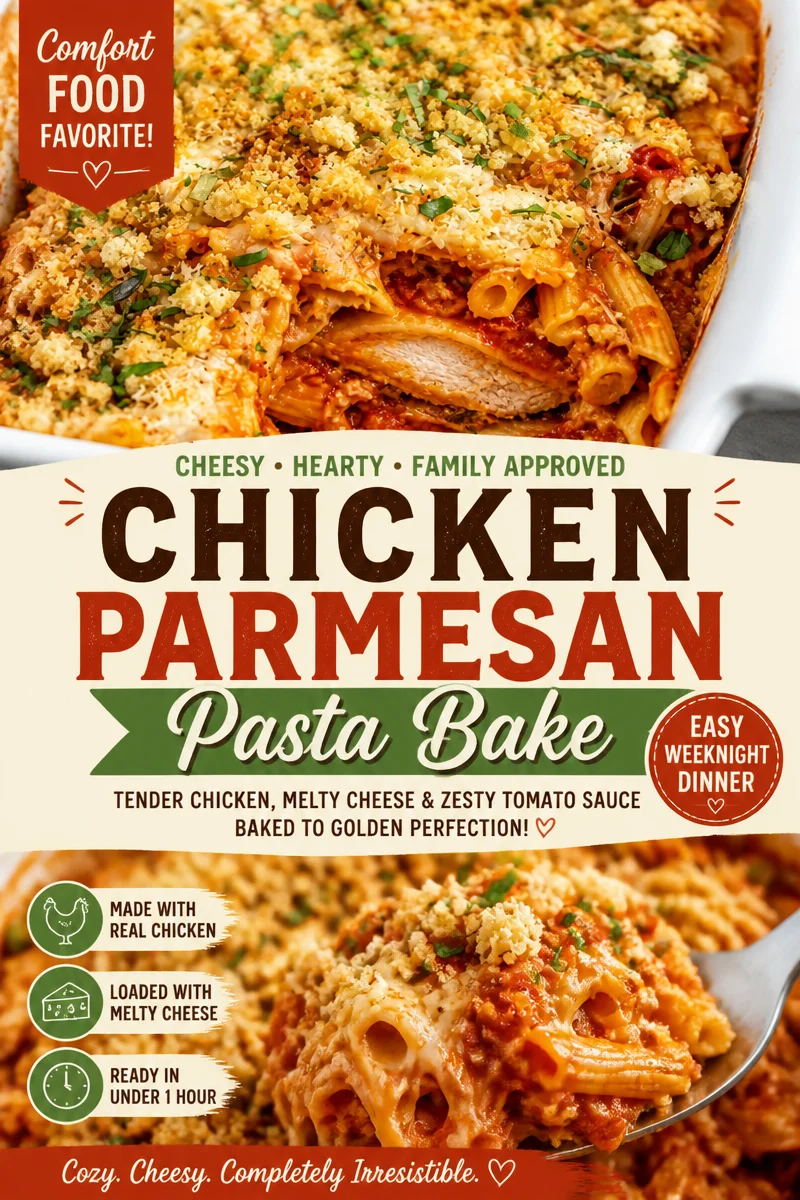 Dump and Bake Chicken Parmesan