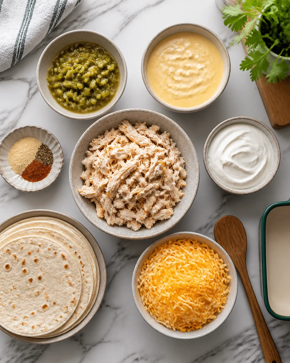 Green Chile Chicken Casserole