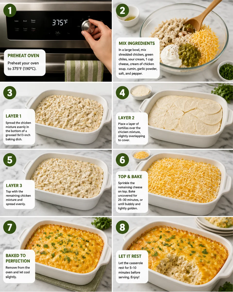 Green Chile Chicken Casserole