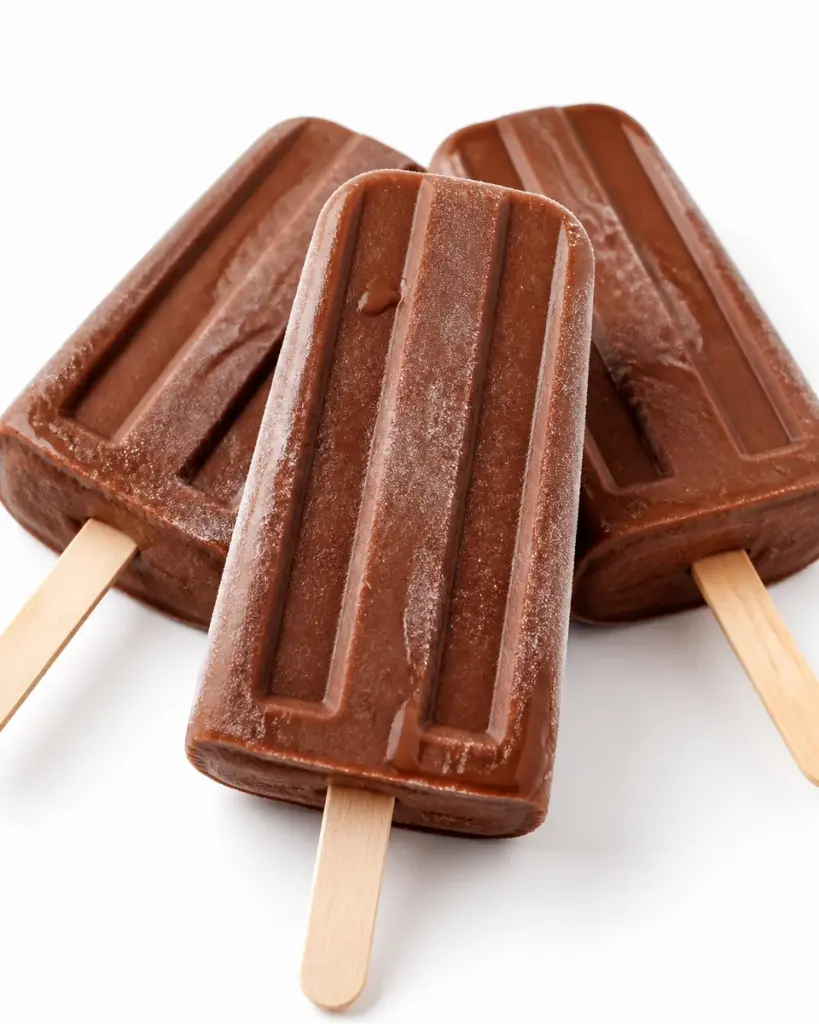 Homemade Fudge Popsicles