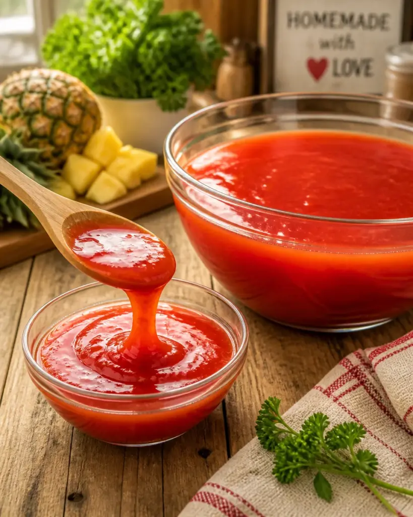 Homemade Sweet and Sour Sauce