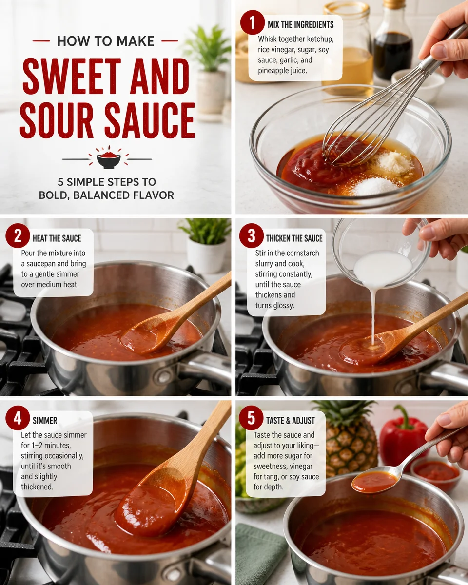 Homemade Sweet and Sour Sauce