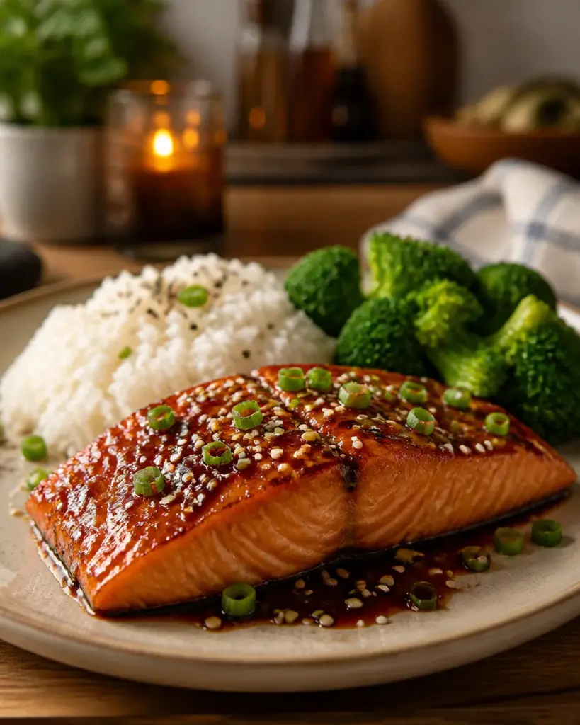 Honey Garlic Salmon Skillet