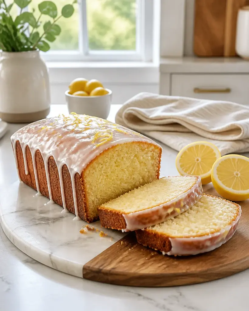 Iced Lemon Poppy Seed Loaf