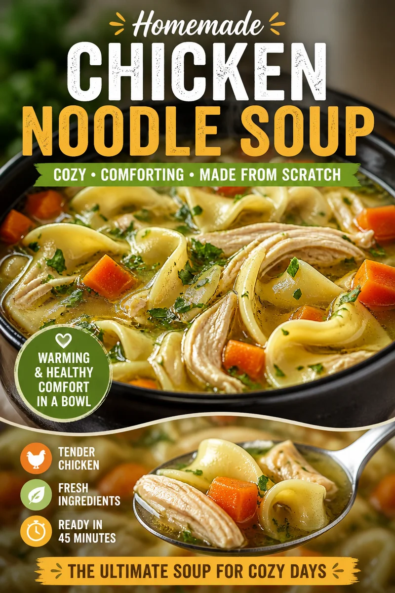 Instant Pot Chicken Noodle Soup