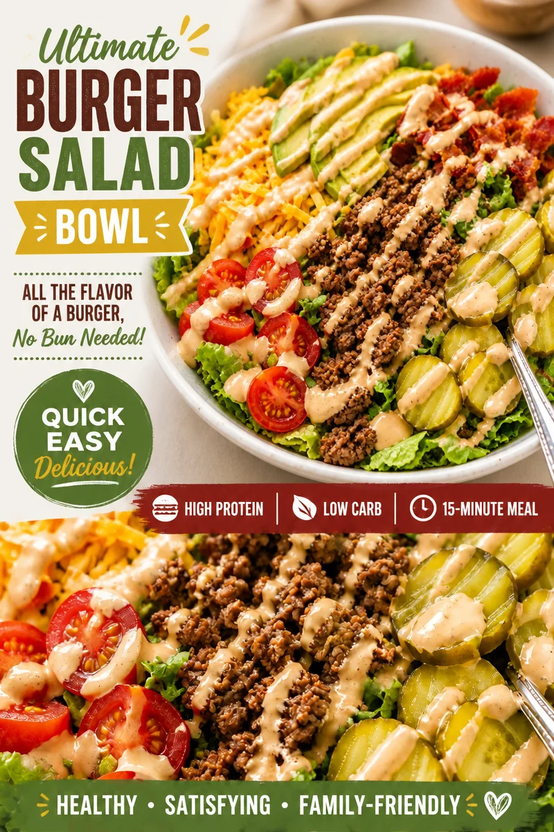 Keto Big Mac Salad Bowl