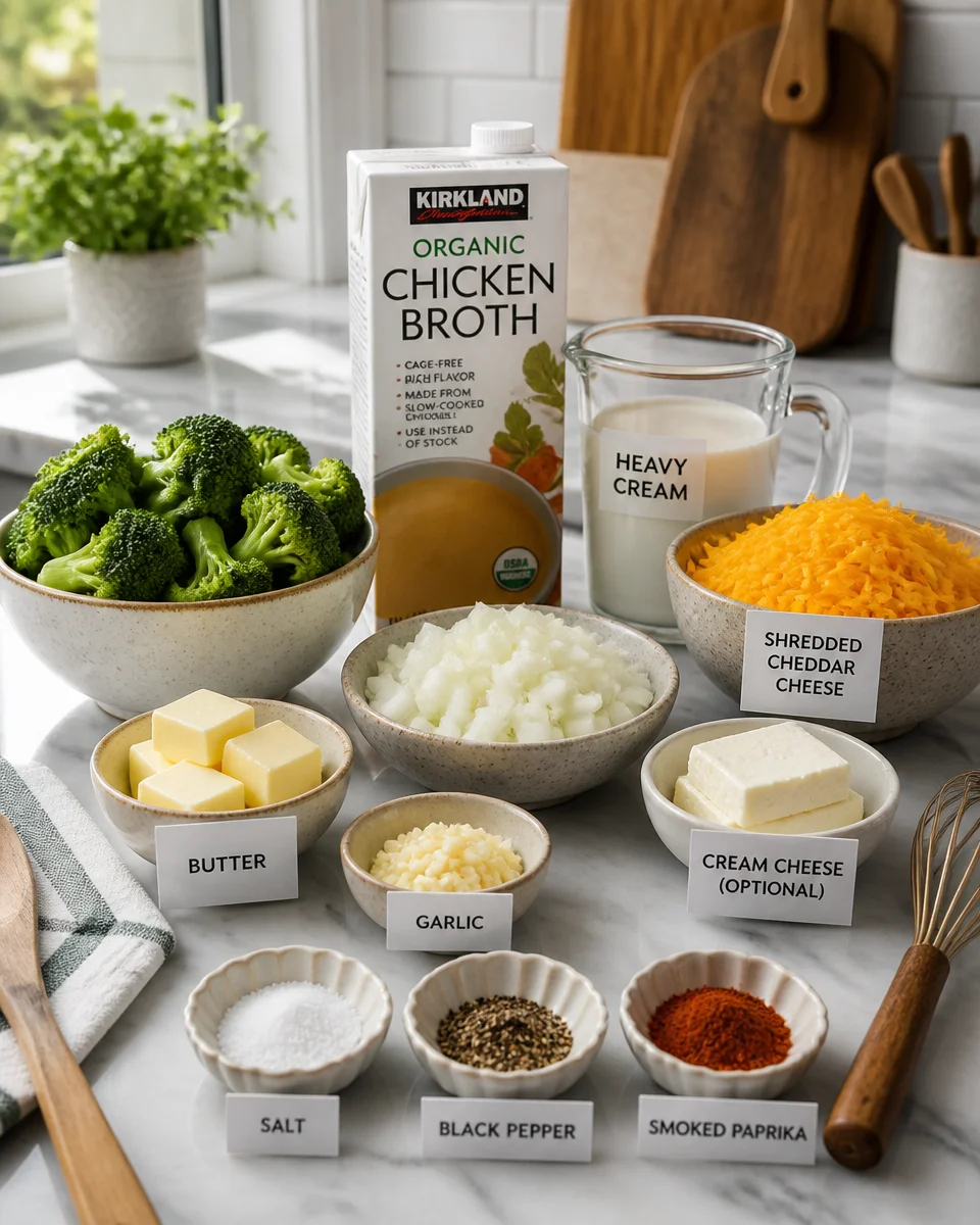 Keto Broccoli Cheddar Soup
