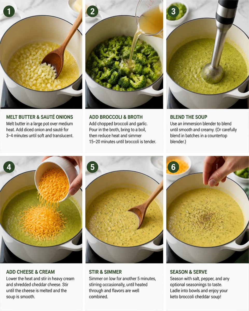 Keto Broccoli Cheddar Soup