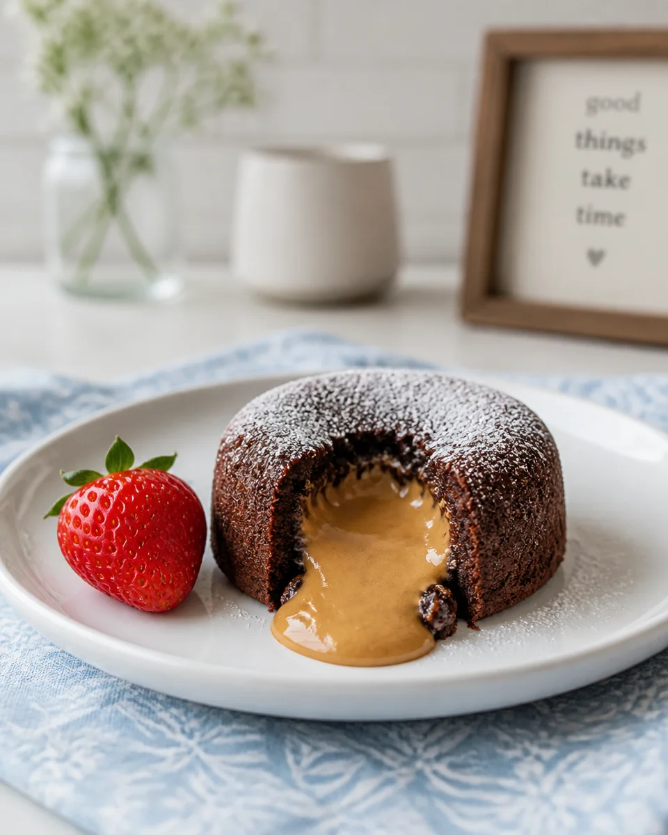 Keto Chocolate Lava Cake