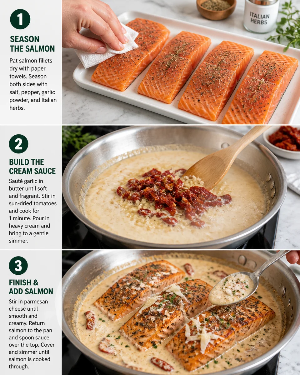 Keto Marry Me Salmon